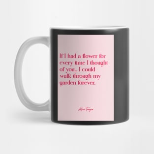 Best love quotes - Alfred Tennyson Mug